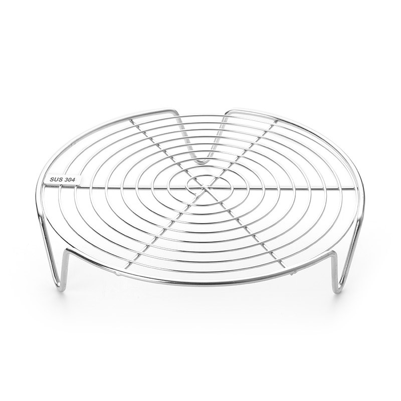 304 Stainless Steel Steaming Plate Grilling Net Steaming Drawer Electric Rice Cooker Steaming Rack for Steaming Pieces Household Steamer Grating Wok Steaming