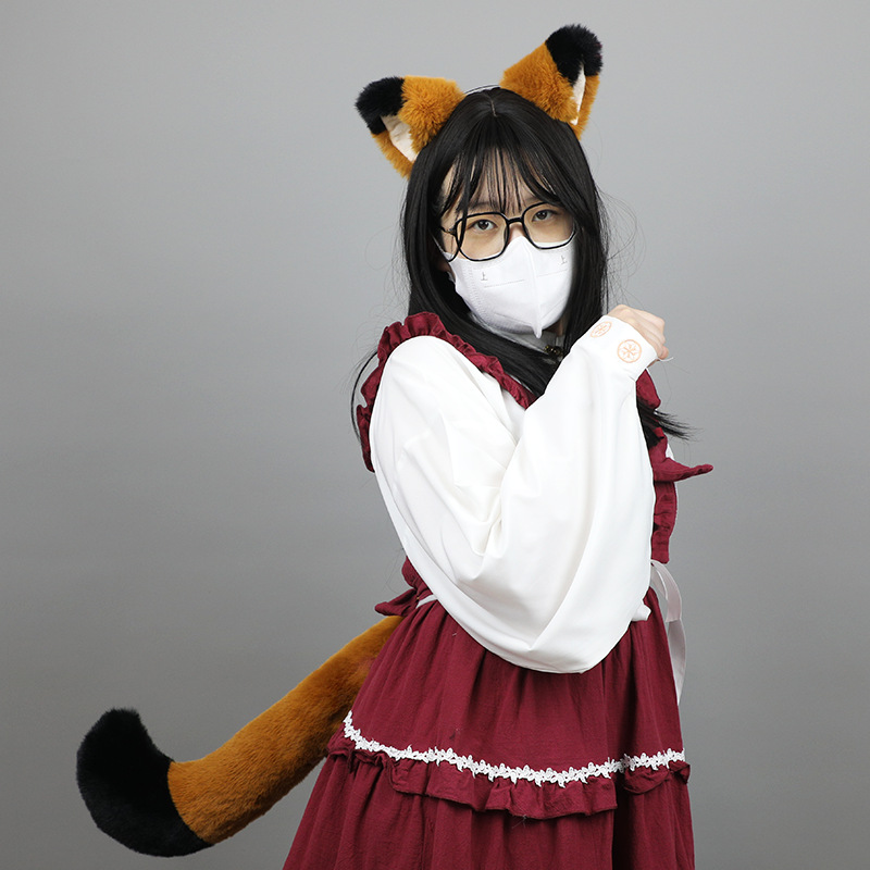 One-piece delivery plush beast tail cute fashion accessories fox tail waist decoration comic show party cosplay dress up