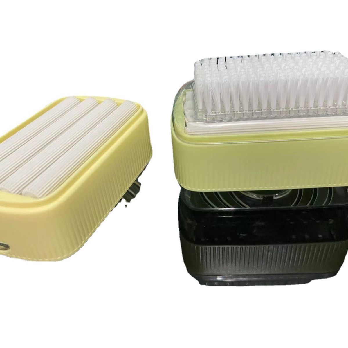 Creative Soap Storage Box Punch-free Wall-mounted Bathroom Drain Soap Rack with Lid Soap Box