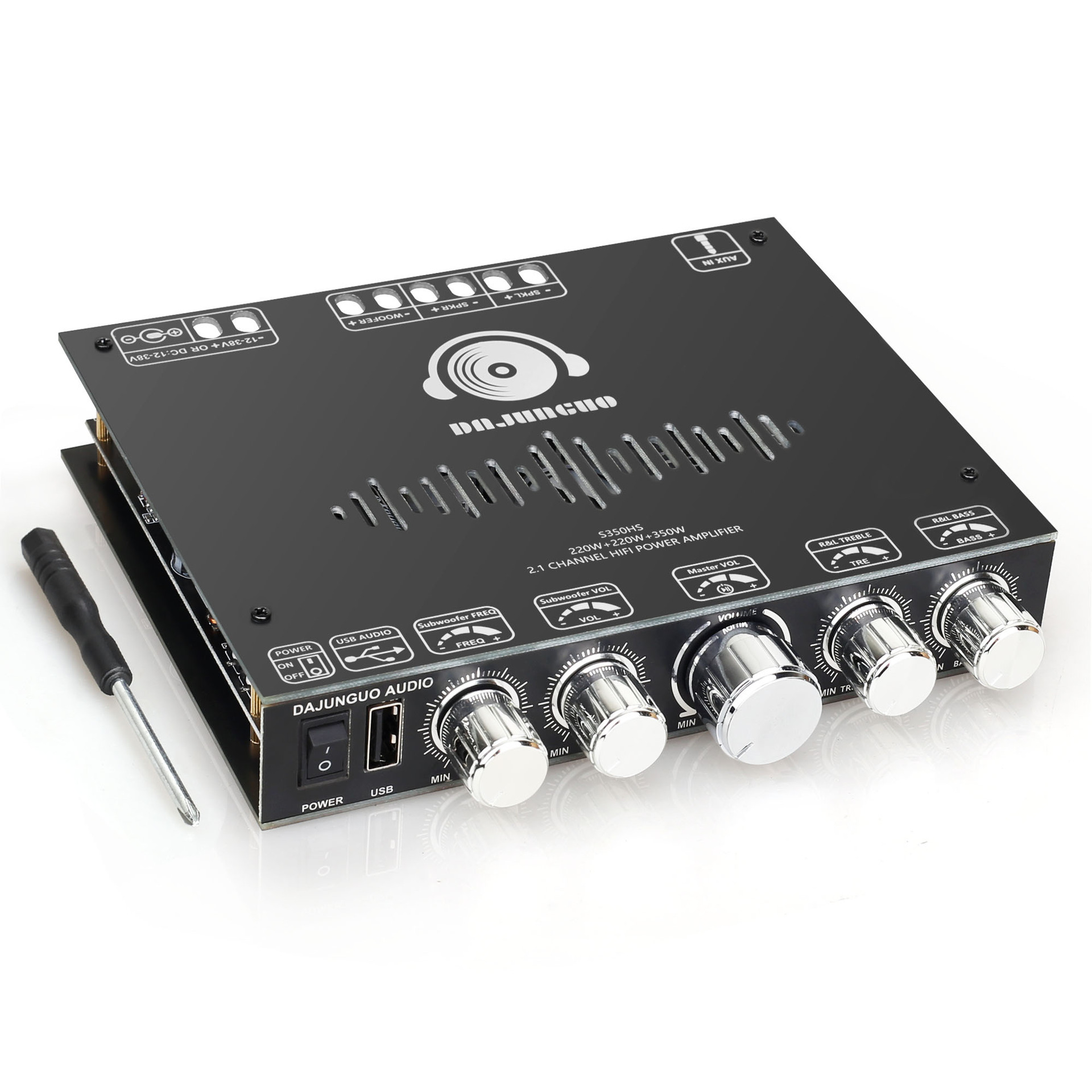 S350HS 2.1 channel Bluetooth amplifier board TPA3251 high subwoofer 220W * 2+350W desktop amplifier