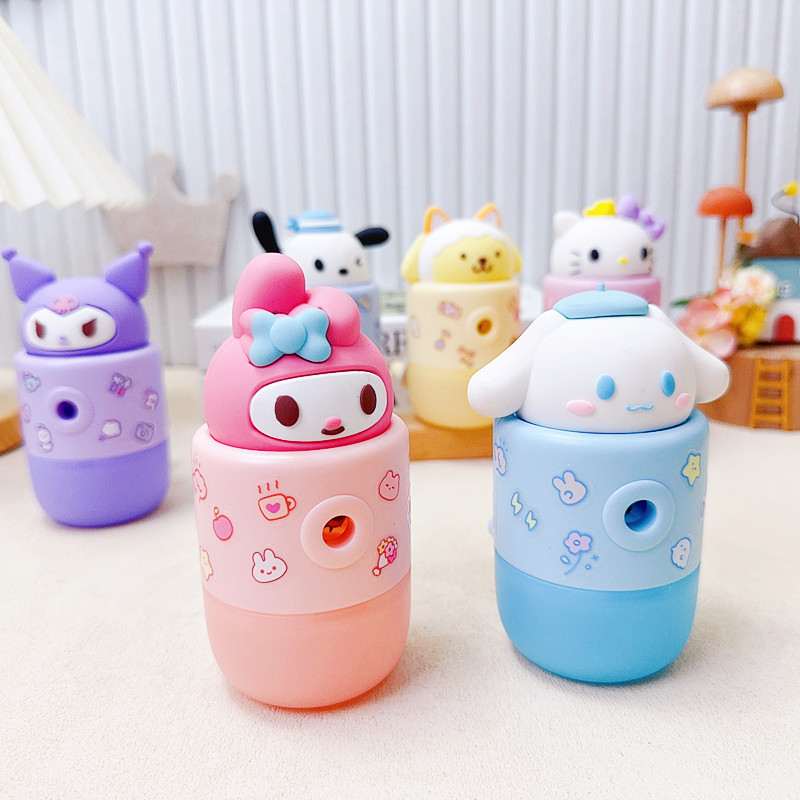 Cartoon Sanliou Shaped Hand Pencil Sharpener for Primary School Students Pencil Sharpener Pencil Sharpener Automatic Pen