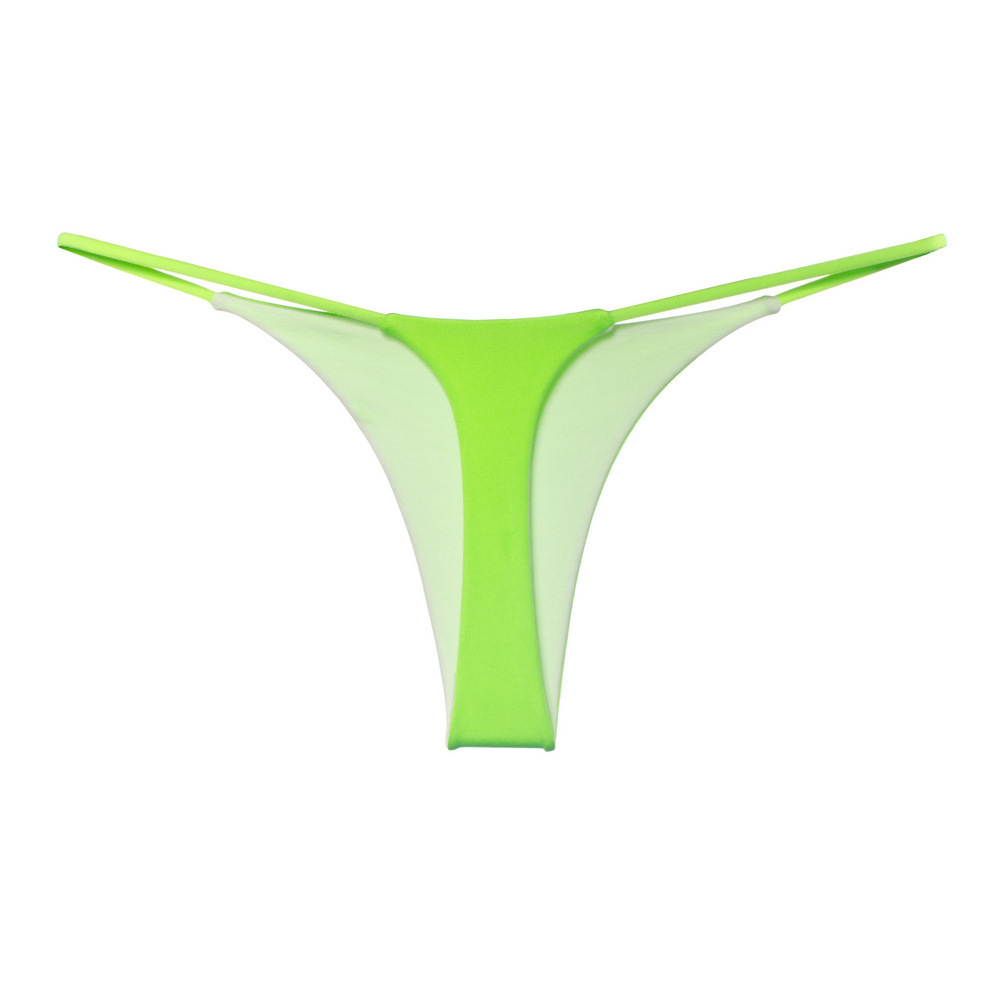 Women's Sexy European and American Sports Fitness Yoga T-Pants Low Waist Bikini Trunks - ShopShipShake