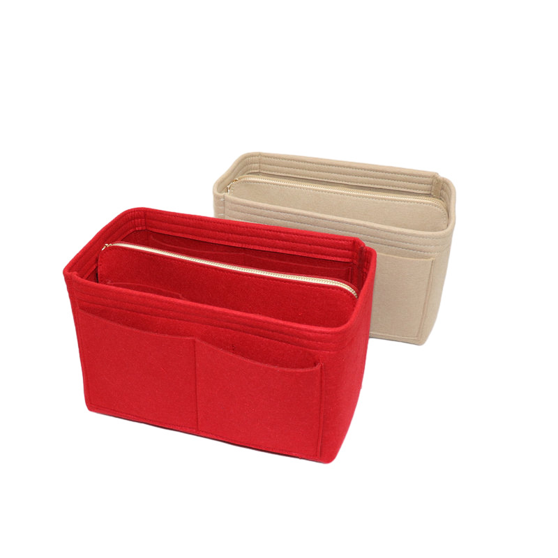 Cross-border supply felt liner bag large capacity Fashion Travel storage bag women's felt makeup storage bag