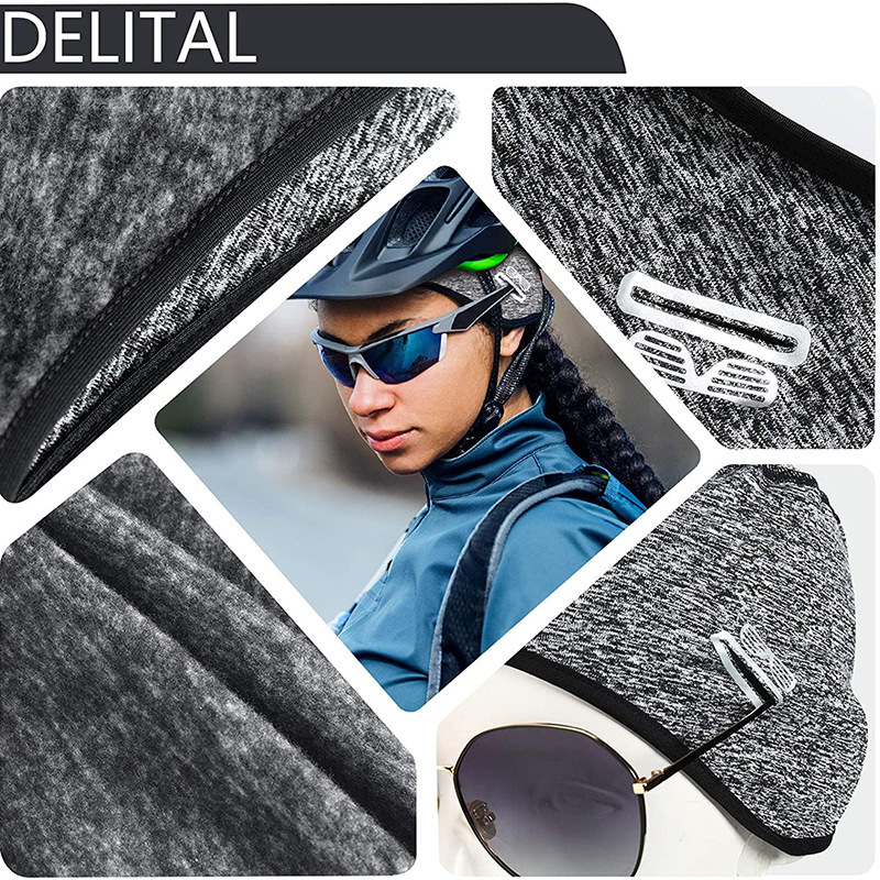 Sports warm ear cap earmuffs skull cap mountaineering running fleece melon skin cap helmet lining winter riding skull cap