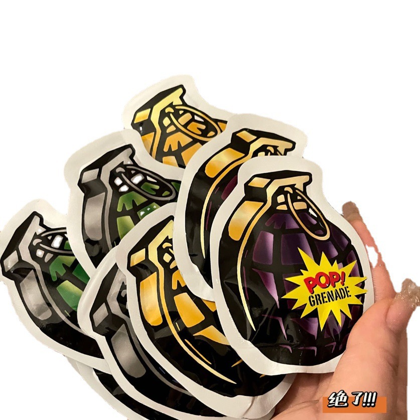 Simulation grenade explosive children's toy self-explosion real model fried bag Trick Trick decompression New Year sound gun