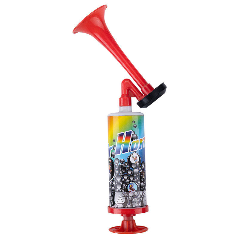 World Cup fans cheer horn football match party horn hand push come on small horn