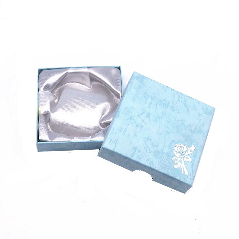 Factory direct jewelry printed bracelet box heaven and earth box 9*9 jewelry packaging box gift jewelry