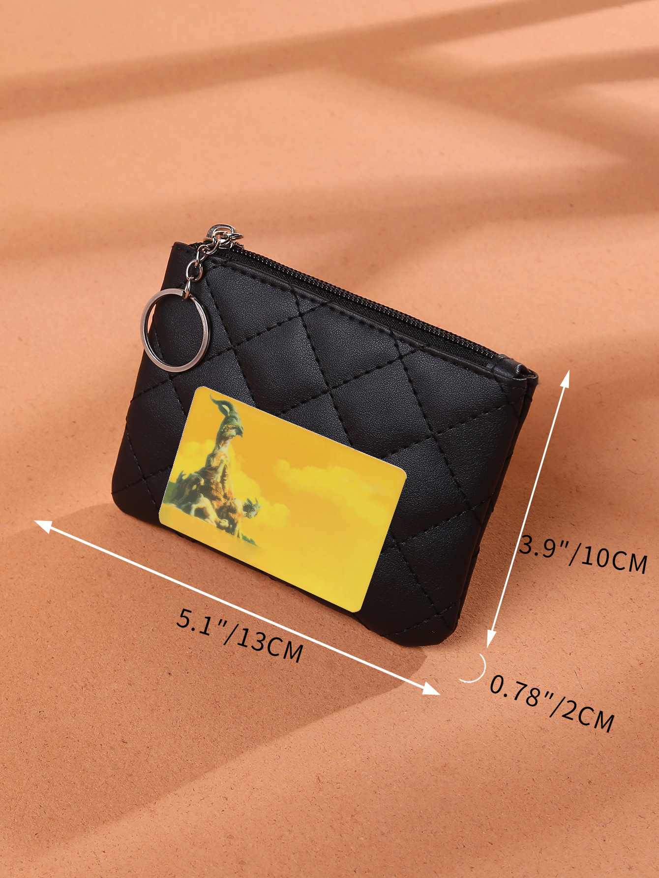 Coin Purse Women's 2022 Diamond Embroidered PU Short Mini Zipper Small Purse Solid Color Coin Card Storage Bag_voghion.com