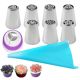 9-piece set Russian mouth (7 mouth +1 three-color converter + 1tpu decorating bag)