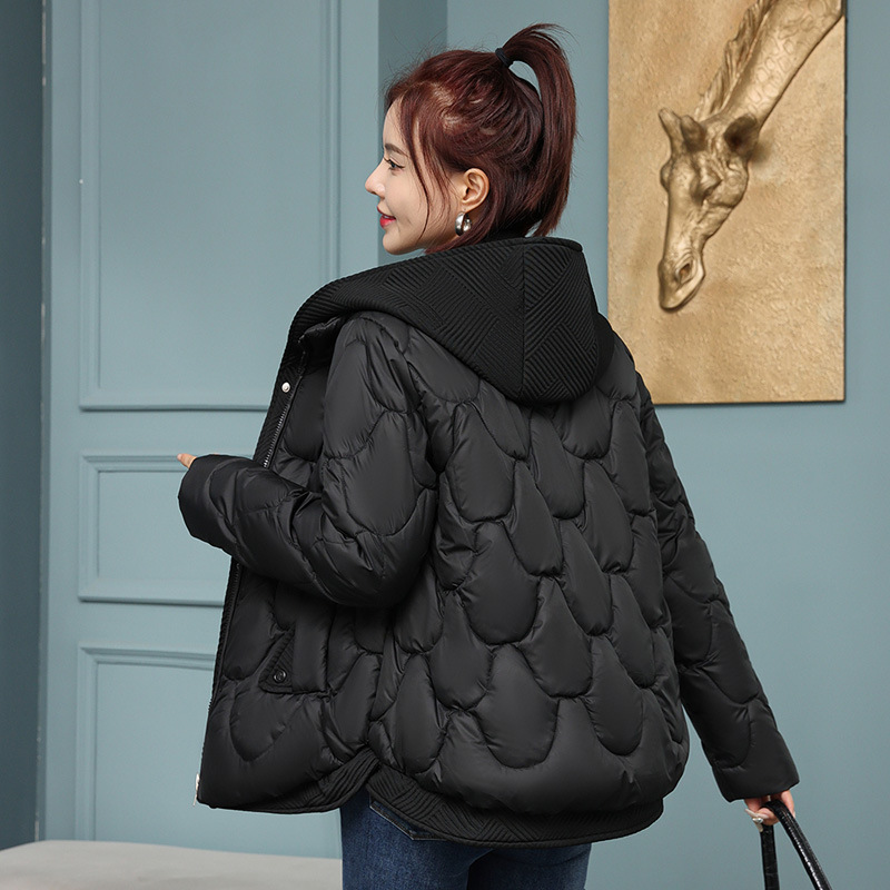 deux pièces Lusi même style veste chaude vêtements en coton vêtements d'hiver pour femmes petit nouveau court style coréen manteau de pain ample veste_voghion.com