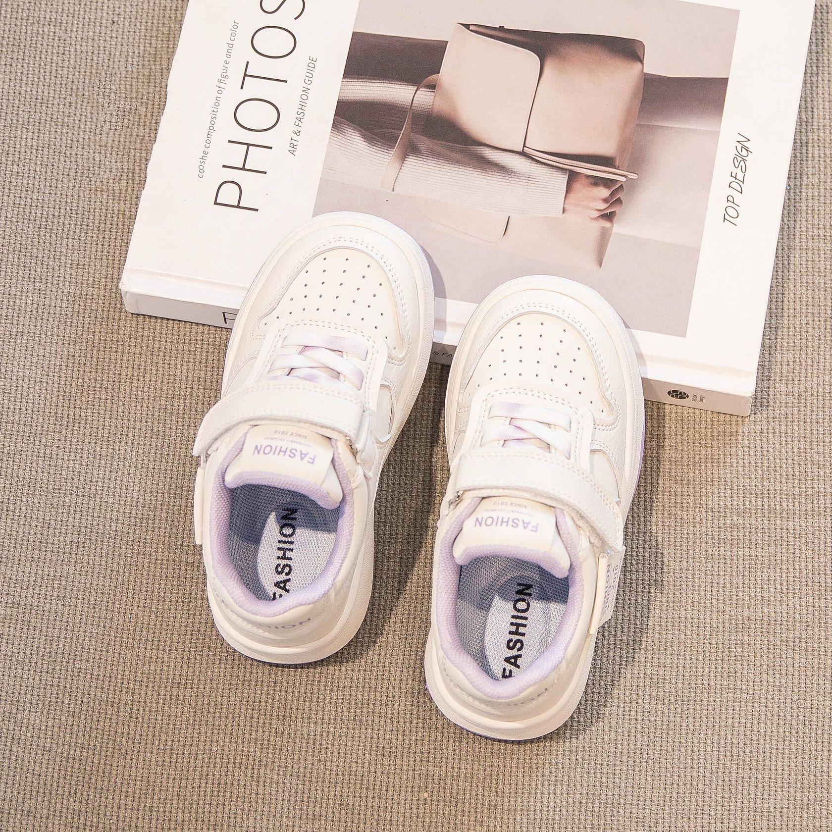 Girls' shoes sneaker 2023 spring new children's board shoes low-top fried street baby shoes middle and big children spring and autumn