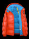 2024 new men's white duck down jacket men's warm fashion brand bright surface short thickened hooded jacket black and green