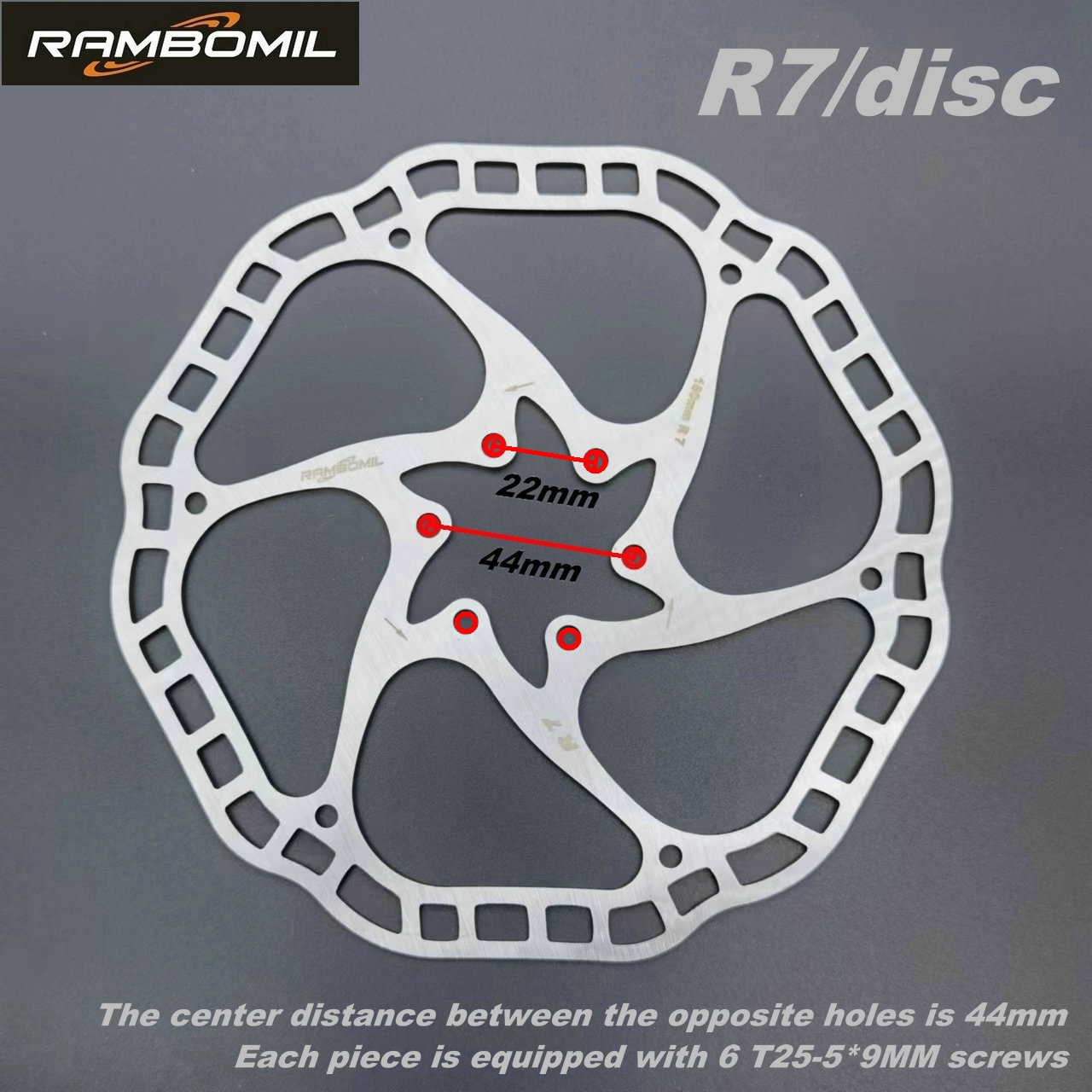 Cross-border Rambo RAMBOMIL R7 disc mountain bike oil Brake brake pad road bike disc brake disc