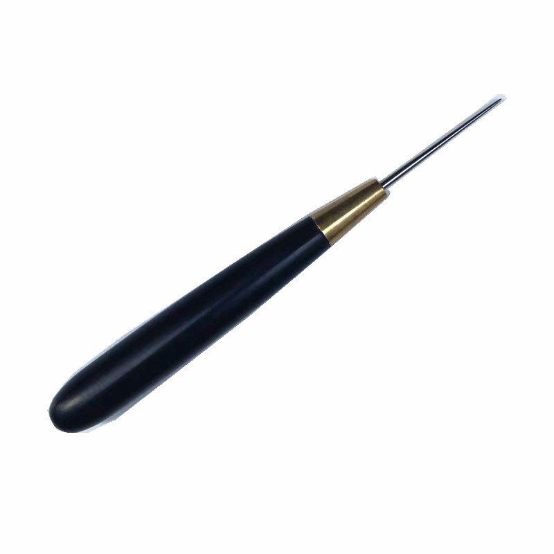New durable badminton racket pull threading machine cone through hole double line hole tool black purple sandalwood handle