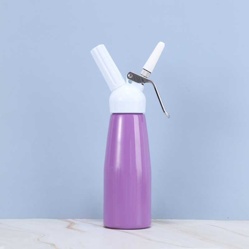 Factory wholesale 500mL multi-color aluminum cream gun cream frother cream mixer cross-border preferred