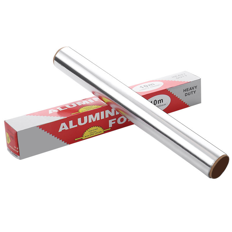 Household Thickened Tin Paper Disposable Baking Aluminum Foil Paper Barbecue Oil Paper Silicone Oil Paper Oven Tin Foil Paper 30cm Wide