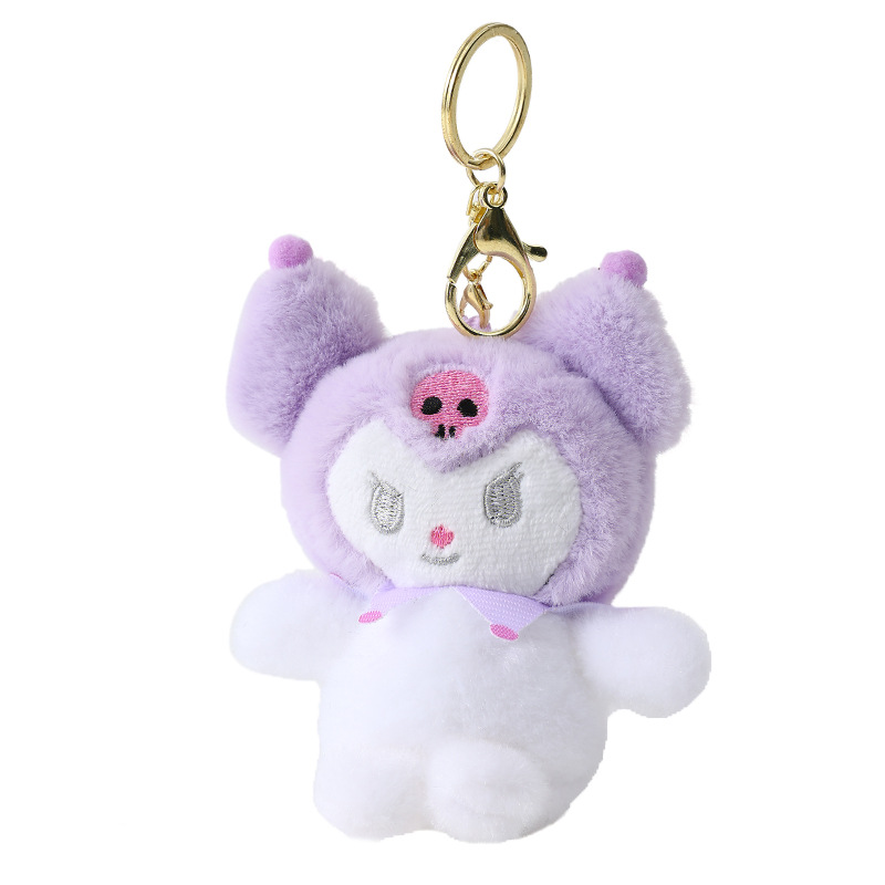 Cartoon Black Devil Culomi Plush Toy Doll Bag Pendant Creative Doll Doll Keychain Gift