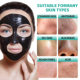 Blackhead Removal Nasal Mask Set Bamboo Charcoal Tear Mask Area T Care Blackhead Removal Nasal Mask with Brush 4 Acne Needles
