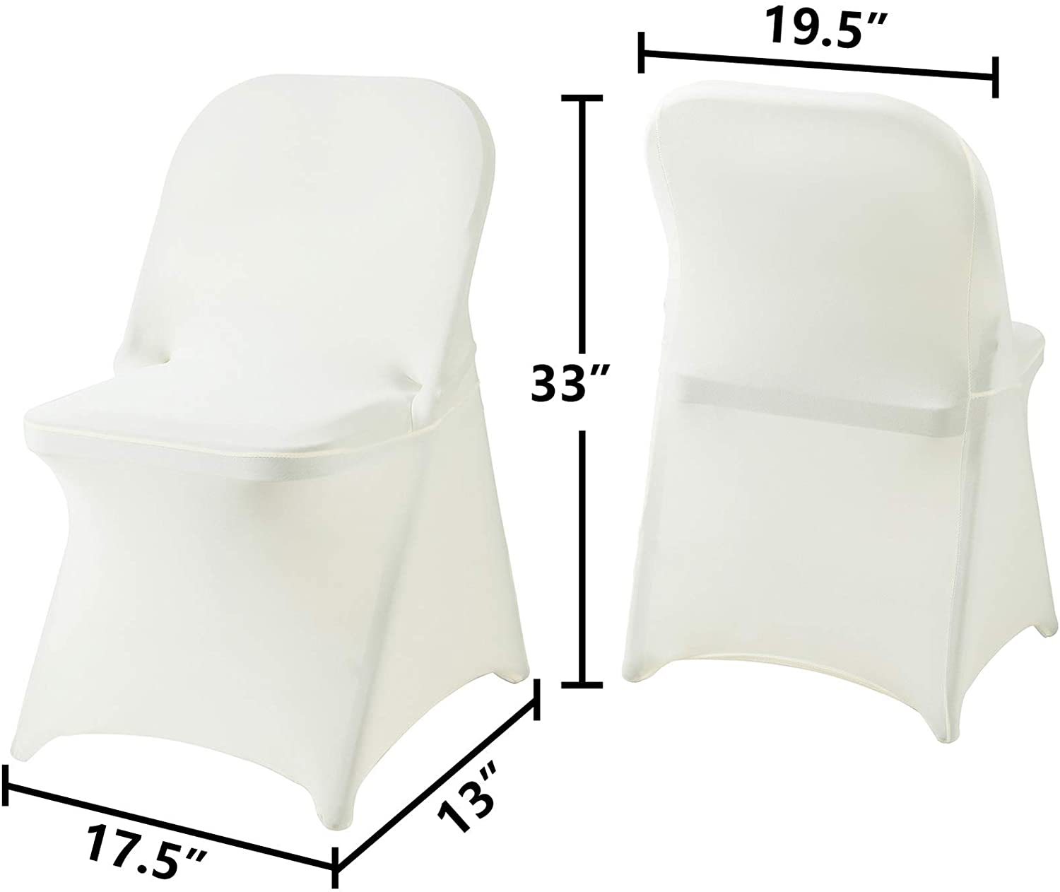 Elastic chair cover wedding party chair cover dust protection foot stool cover all-inclusive folding chair seat cover foreign trade Wholesale