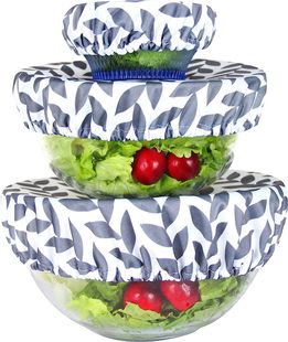 Amazon New Kitchen Supplies American Bowl cover 3 Piece Set Reusable Bowl cover dish cover