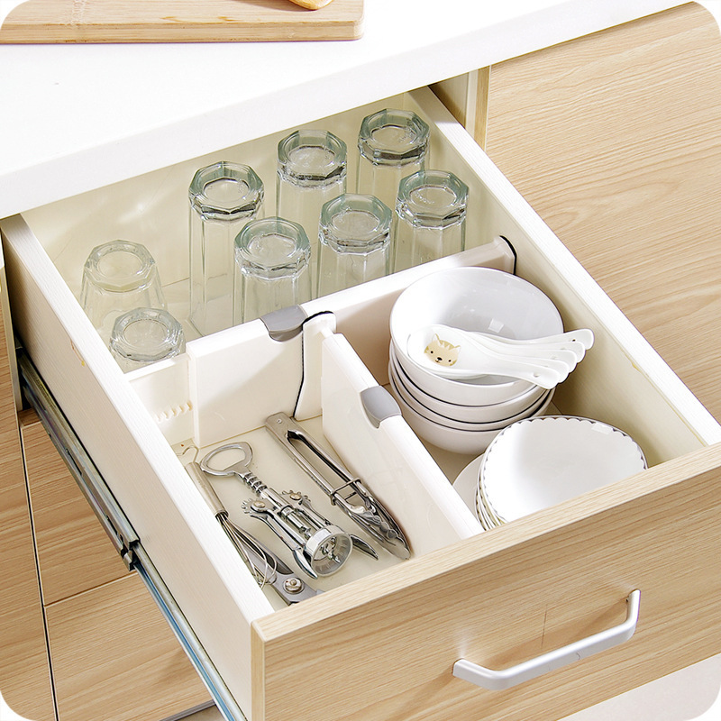 Drawer partition board free combination storage new wardrobe socks organizing box compartment partition partition plastic block
