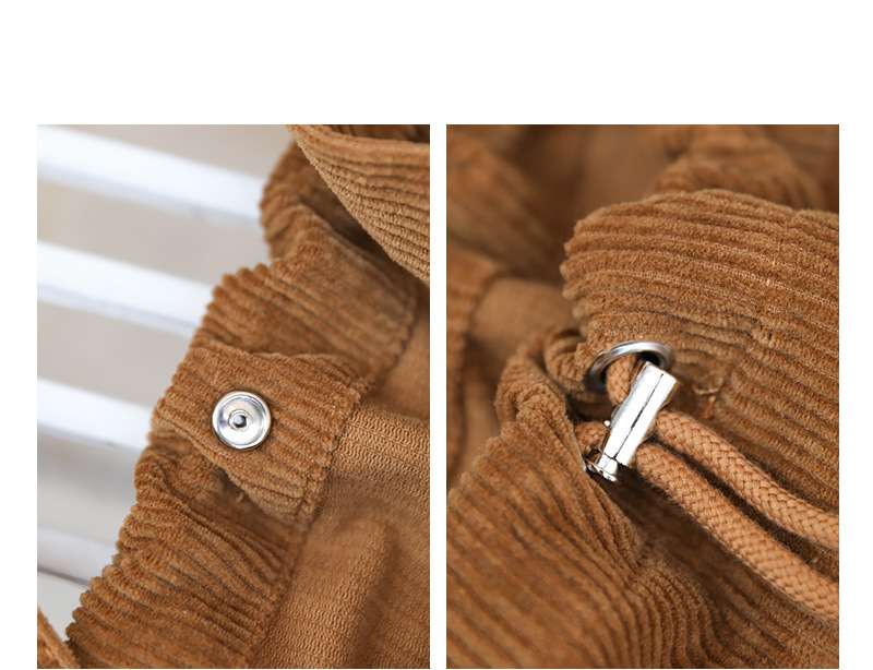 Japanese Style Vintage Corduroy Handbag ins Canvas Large Capacity Underarm Bag Internet Popular Fashionable Drawstring Shoulder Bag for Women_voghion.com
