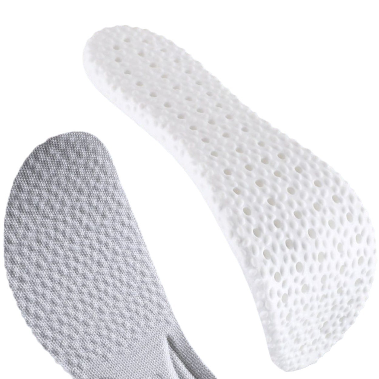 70g Foot Feeling Insoles Men's and Women's Sports Military Training Breathable Sweat Absorbing Deodorant Pain Prevention Shock Absorption Thickened High Elastic Insoles