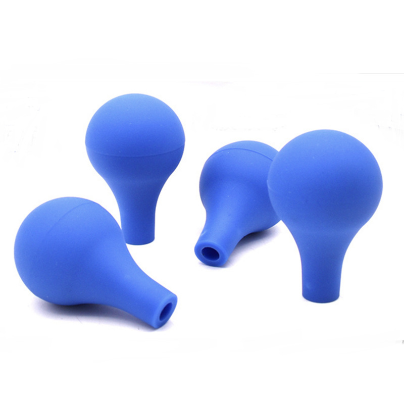 Pipette suction ball blue suction ball scale dropper blue suction ball rubber silicone suction ball Laboratory