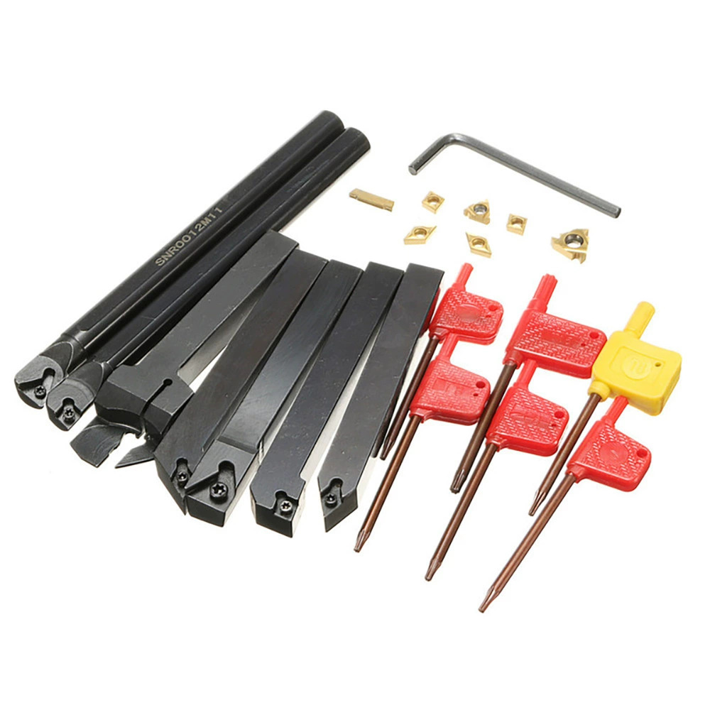 Cross-Border Popular 7-Piece Set 12mm Turning Tool Set 7 Blades + 7 Blades