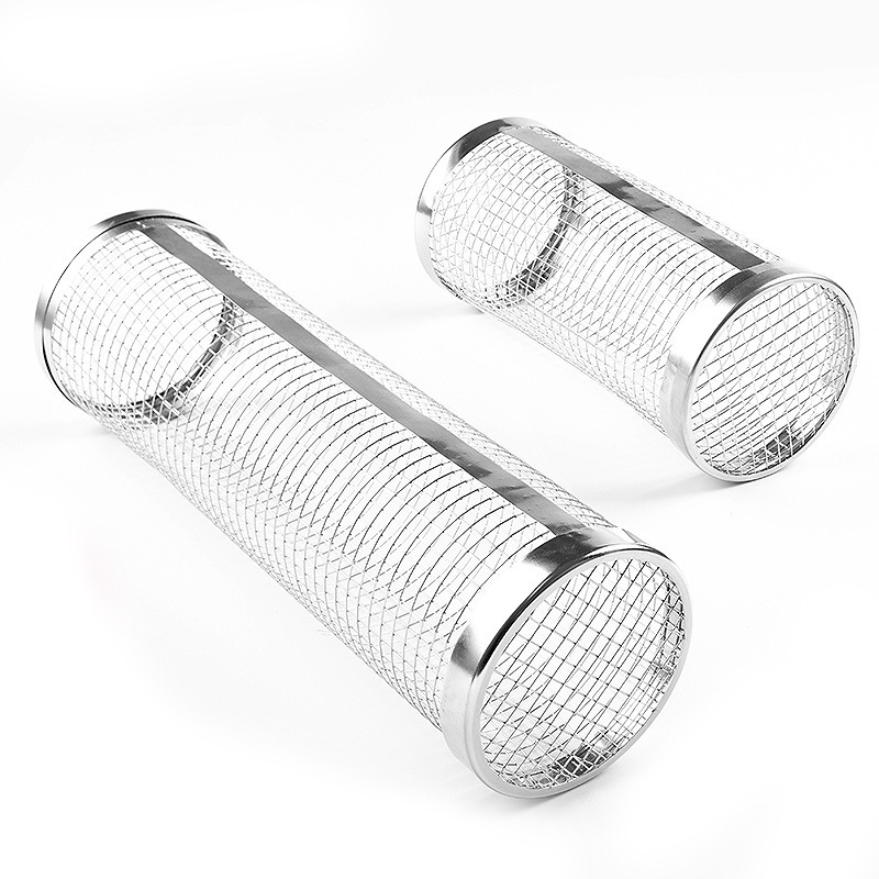 Stainless Steel Grill Greatest Grilling BasketEver Outdoor Grill Mesh Smoked Cage Barbecue Cage
