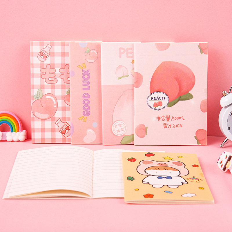 Cute Mini Notebook Student Portable Pocket Notebook Soft Copy Note Office Stationery Notepad