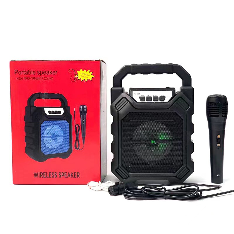6.5-inch Bluetooth Audio Outdoor Square Dance Subwoofer Portable Small Speaker Home Computer K Song Speaker