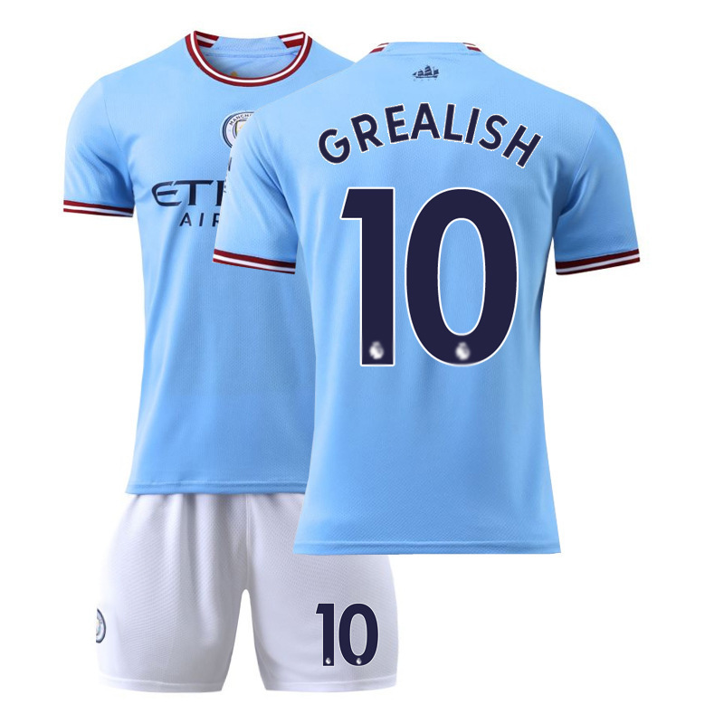 卸売り2223マン城ホームサッカー服17番デブロネ9番ハランド10グラリシュサッカーコート|undefined