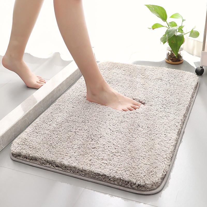 Toilet Floor Mat Bathroom Absorbent Door Mat Door Entrance Quick-drying Foot Mat Toilet Non-slip Carpet Toilet Mat