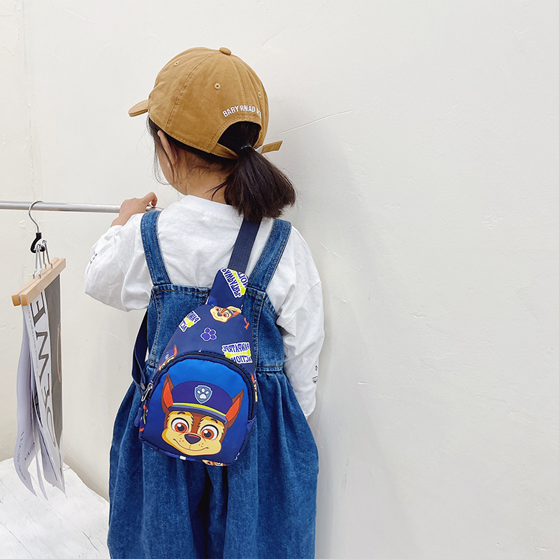 Cartoon Cute Bag Children's Fashion Trendy Chest Bag Girls' Small Backpack This Year's New Crossbody Bag for Boys and Girls