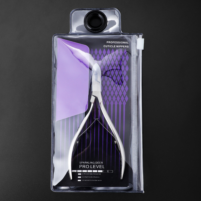 Professional high-end customized version of D07-X dead skin scissors double fork dead skin pliers Vietnam craft easy to cut dead skin barbed scissors