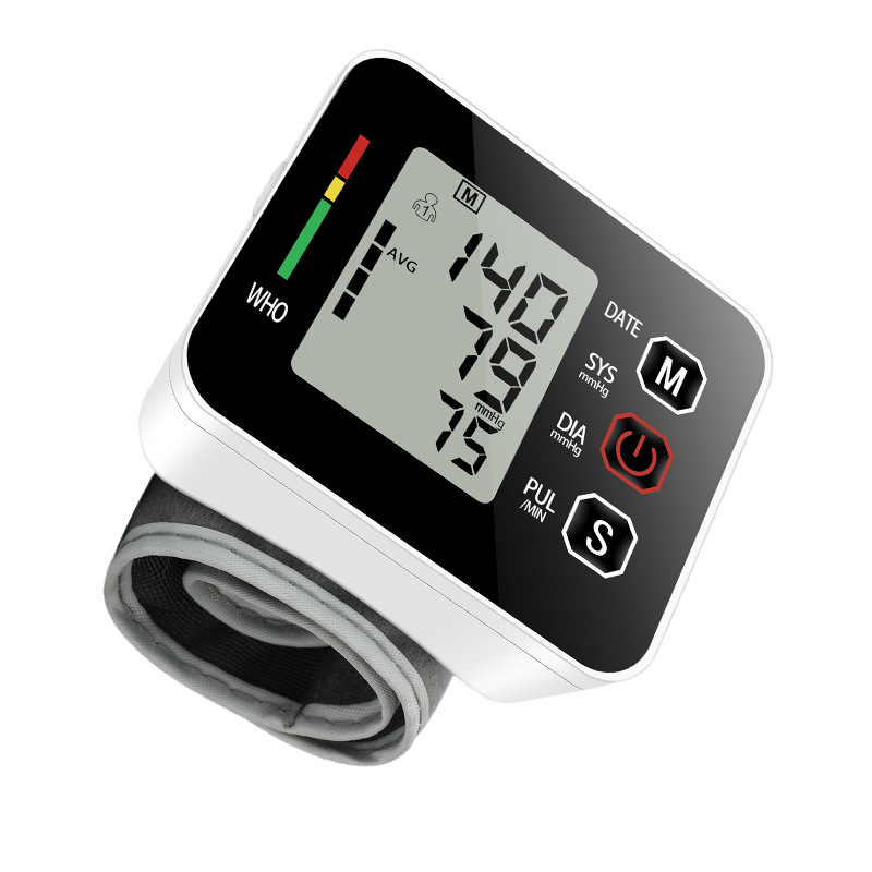 New wrist sphygmomanometer household automatic wrist sphygmomanometer measuring instrument blood pressure meter foreign trade Wholesale