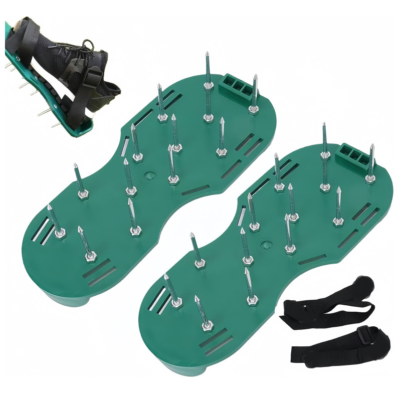 Garden loose soil shoes grass spikes garden spikes lawn inflatable loose soil shoes self-leveling epoxy gardening tools