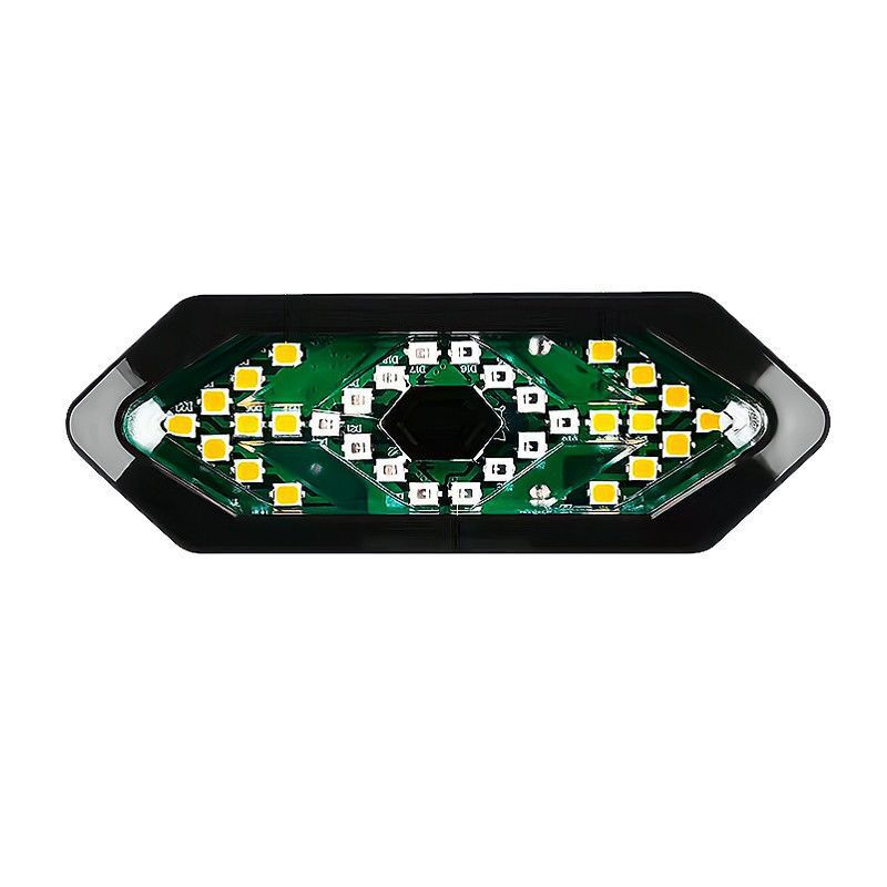 Bicycle turn signal USB rechargeable bicycle tail light LED wireless remote control turn signal warning light riding equipment