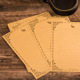 A5 lace yellow horizontal line letter paper 1 piece