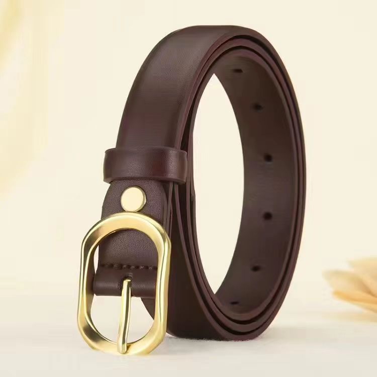 Curea simplă, all-match, pentru femei, curea pentru blugi, pantaloni, stil coreean, stil vintage, elegant, decorativ, costum_voghion.com