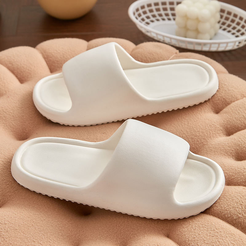 New Slip-on Slippers for Summer Women's Indoor Home and Household Mute Non-slip Bathroom Bathing eva Cool Men