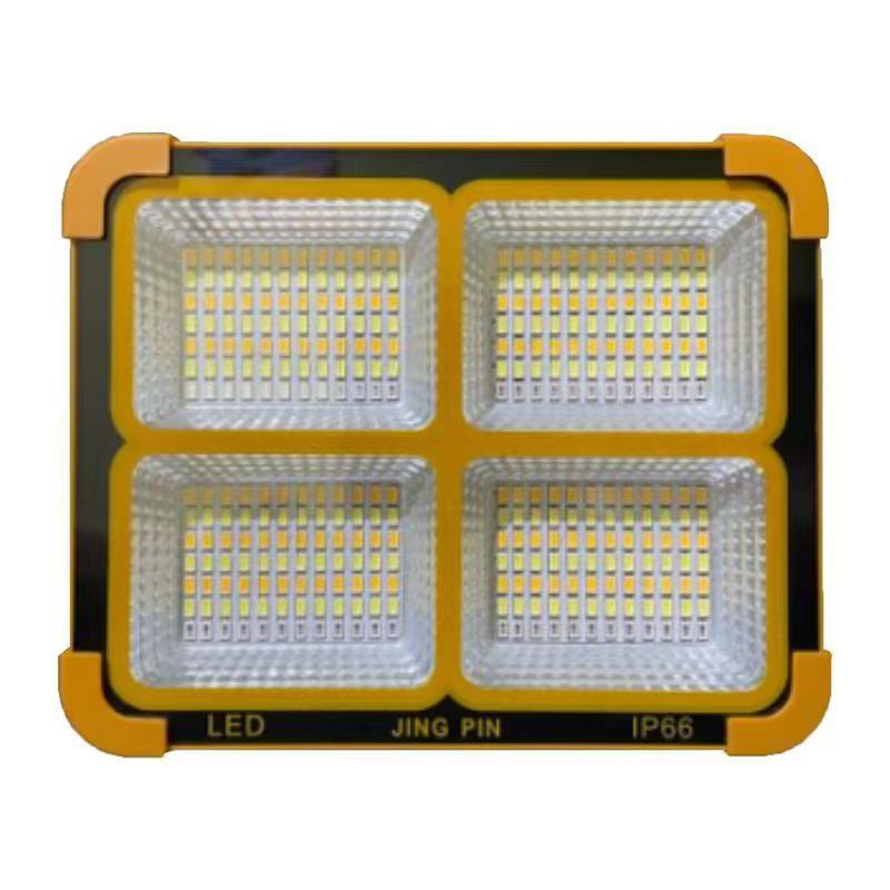 Solar portable light portable rechargeable multi-function USB emergency lighting floodlight with mobile
