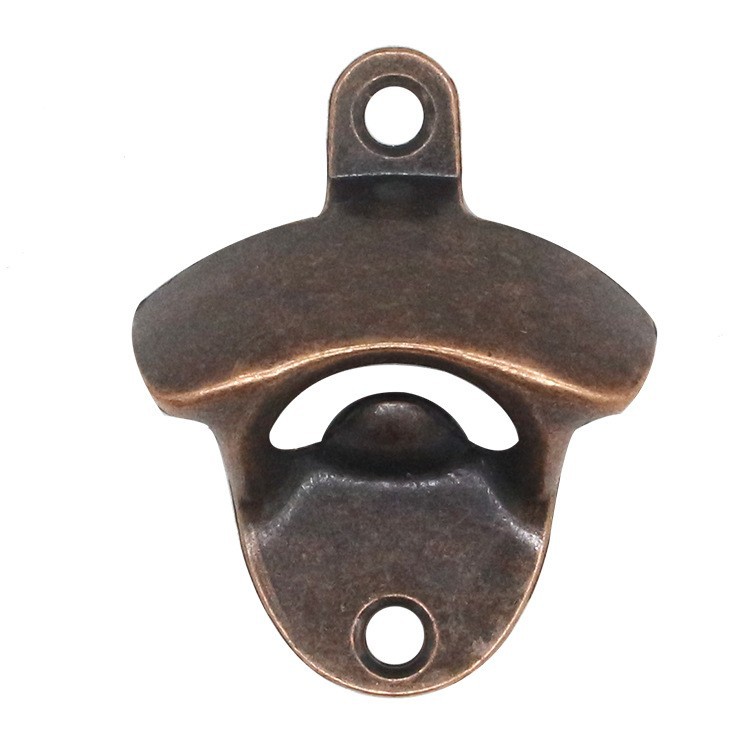Zinc alloy bottle opener creative retro wall-mounted beer bottle opener wall-mounted bottle opener