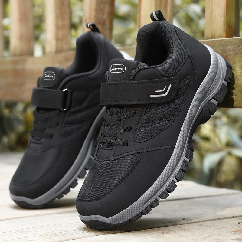 Walking shoes men's autumn 2024 New Live broadcast generation old shoes middle-aged and elderly running shoes comfortable sneaker