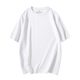 Also men's ice silk thin short-sleeved T-shirt men's summer cool solid color base shirt slip mercerized cotton T-shirt