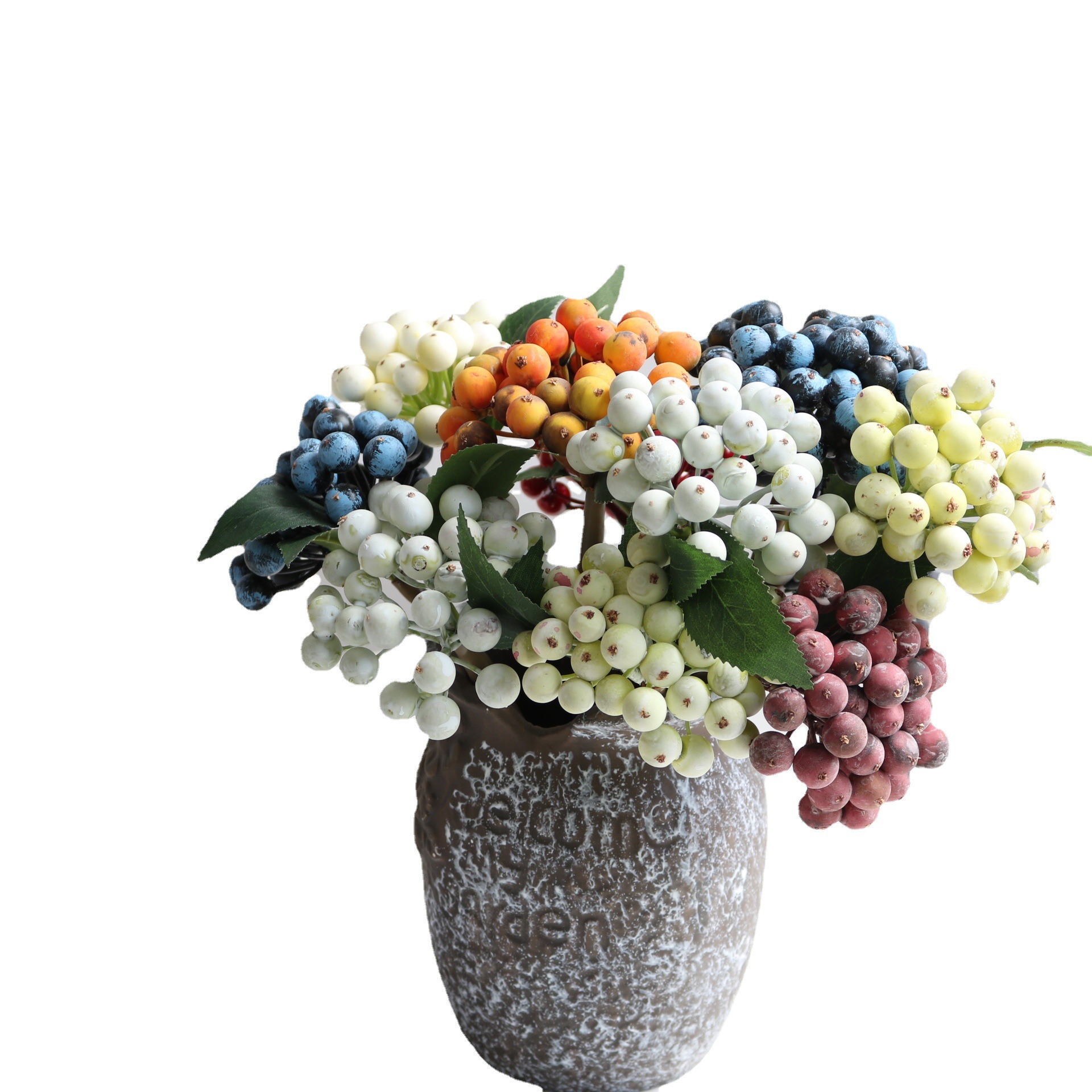Simulation flowers small berries European living room ornaments Christmas decoration flower arrangement accessories simulation berries