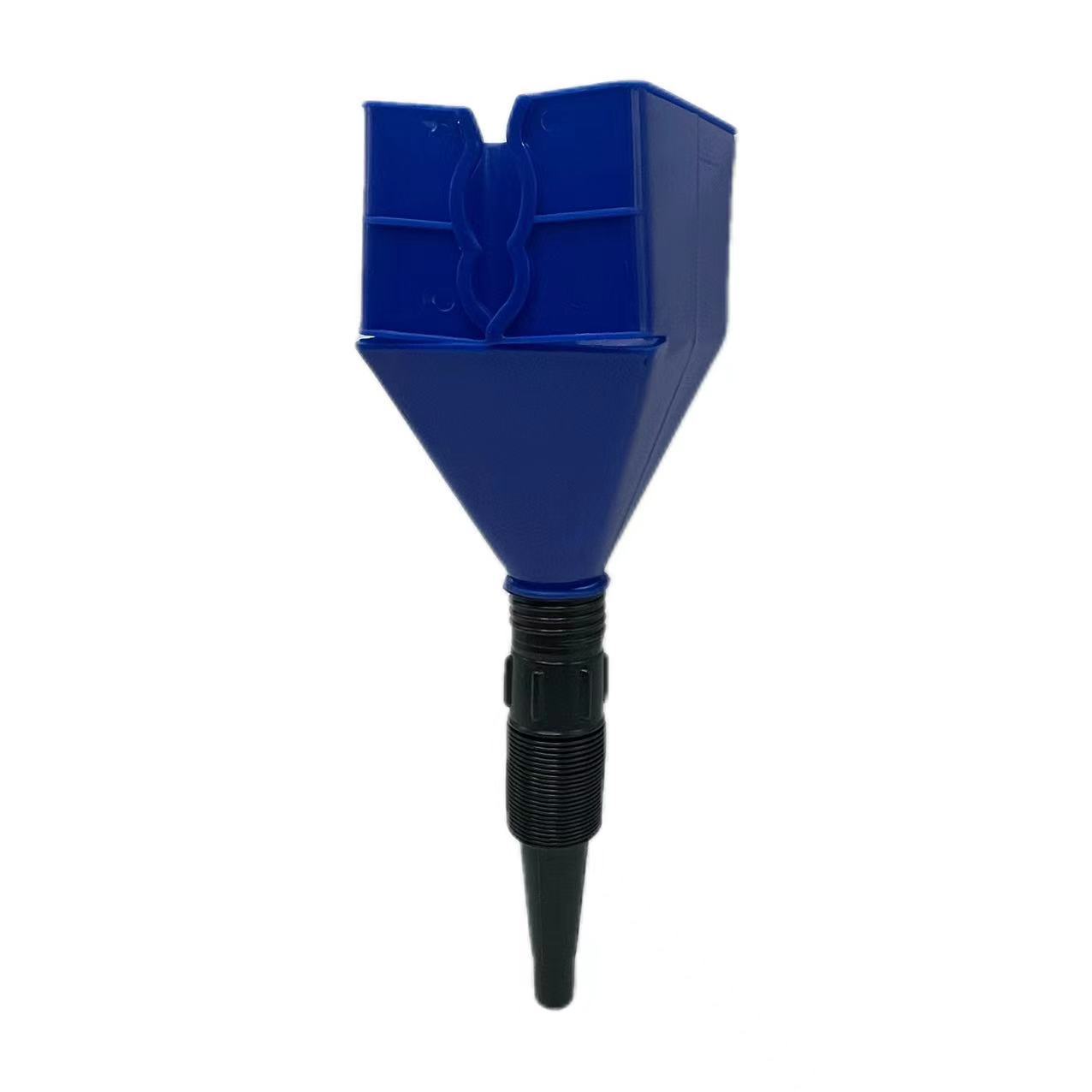 Convenient extra large buckle funnel bayonet funnel non-supporting gasoline engine oil extra large square mouth fuel pouring funnel