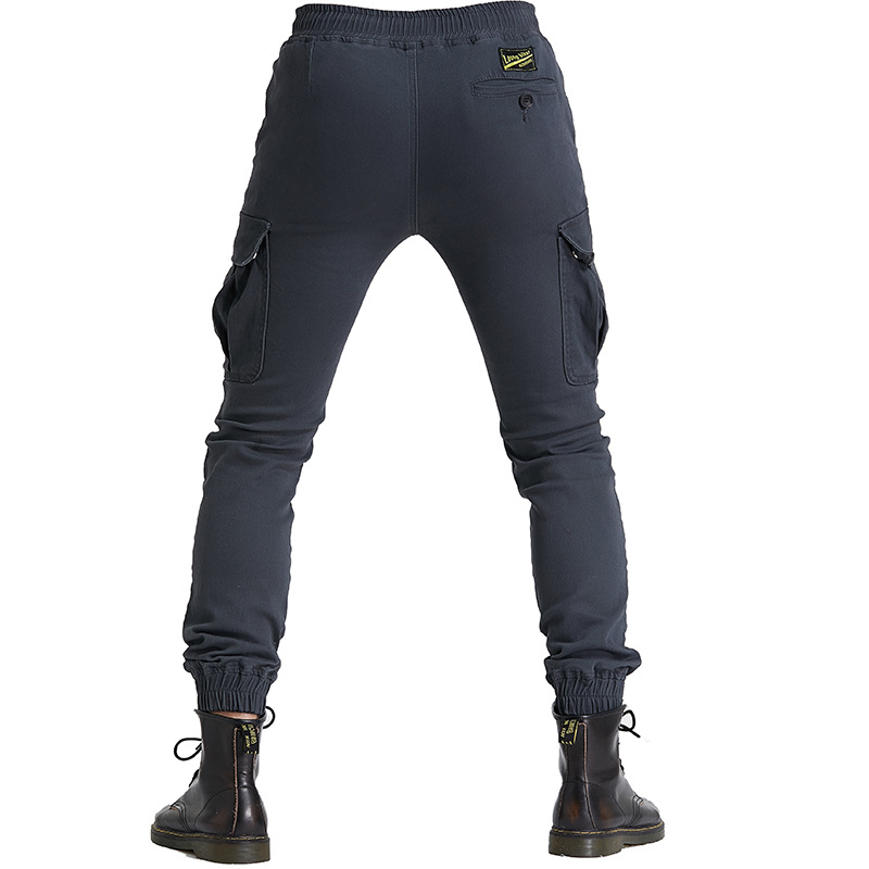 Factory direct tooling pants multi-bag motorcycle jeans men's motorcycle anti-fall leisure riding pants