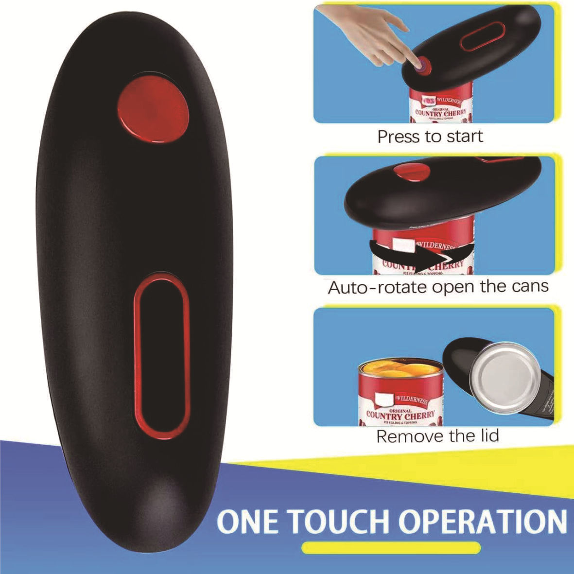 Cross-border Fully Automatic can opener, can opener, Aluminum can can opener can opener